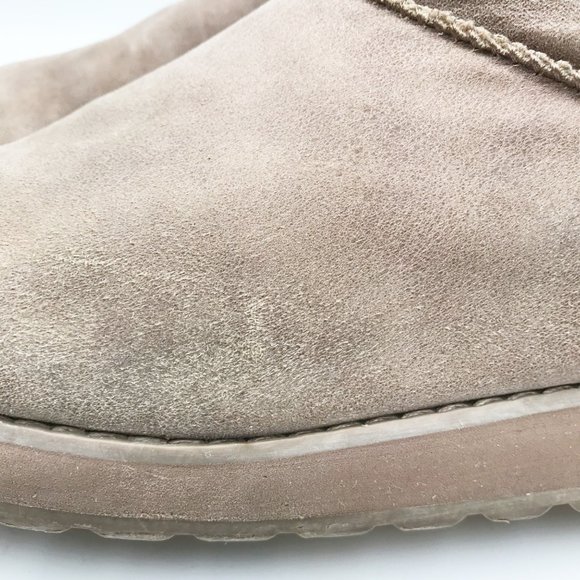 SKECHERS Keepsakes 2.0 Upland Natural Suede Fur Lined Winter Boots Womens 11 - Picture 8 of 14